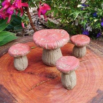 Toadstool table hotsell and chairs